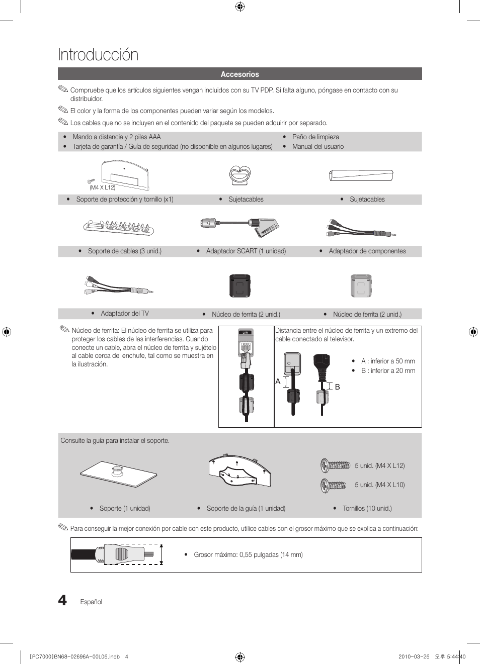 Introducción | Samsung PS50C7000YW User Manual | Page 128 / 373