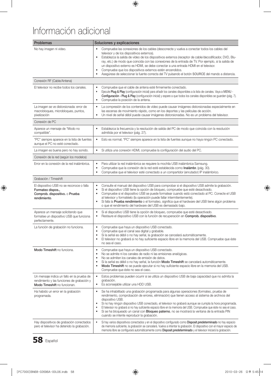 Información adicional | Samsung PS50C7000YW User Manual | Page 182 / 373