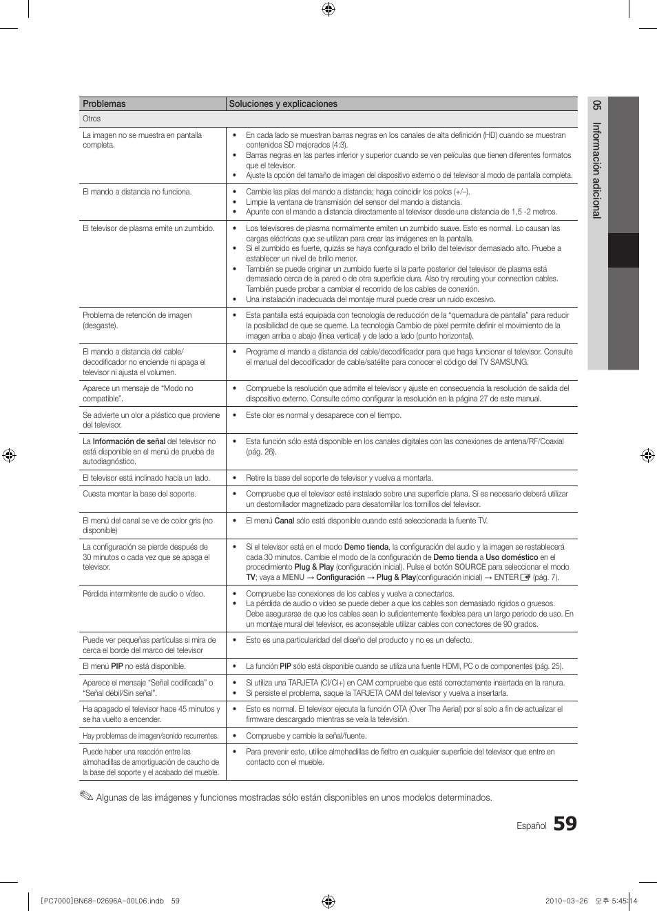 Samsung PS50C7000YW User Manual | Page 183 / 373