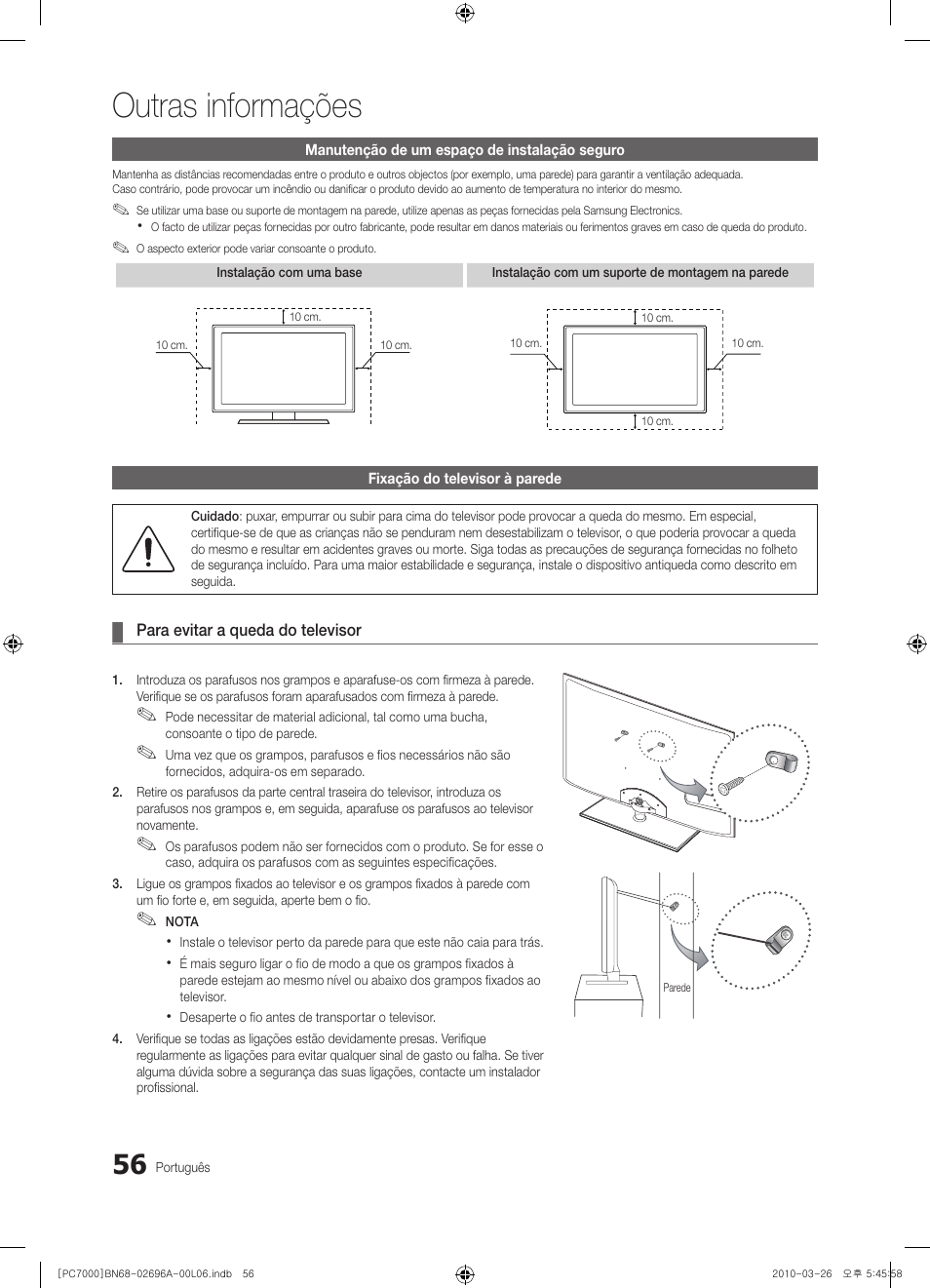 Outras informações | Samsung PS50C7000YW User Manual | Page 242 / 373
