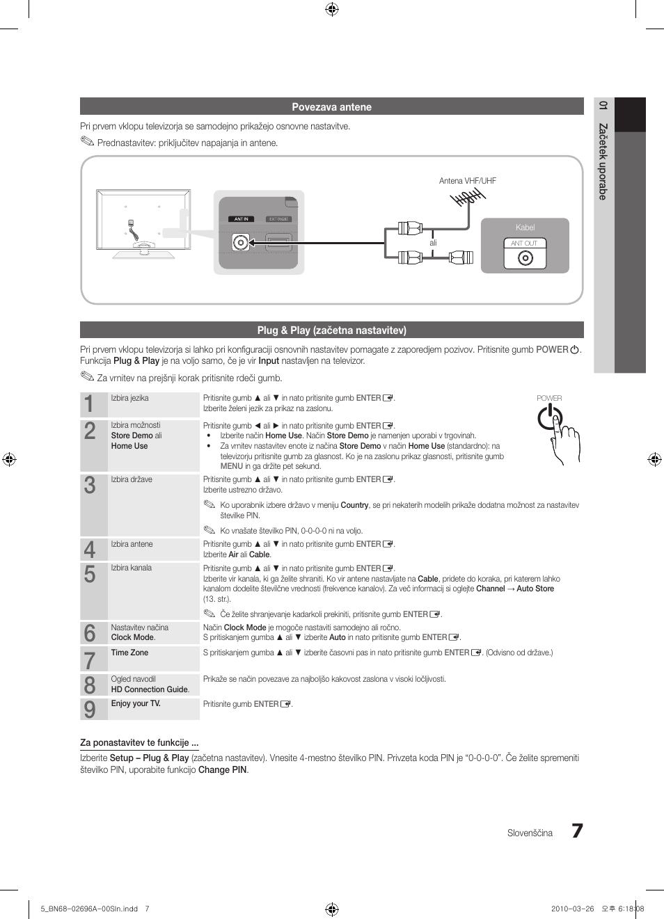 Samsung PS50C7000YW User Manual | Page 255 / 373