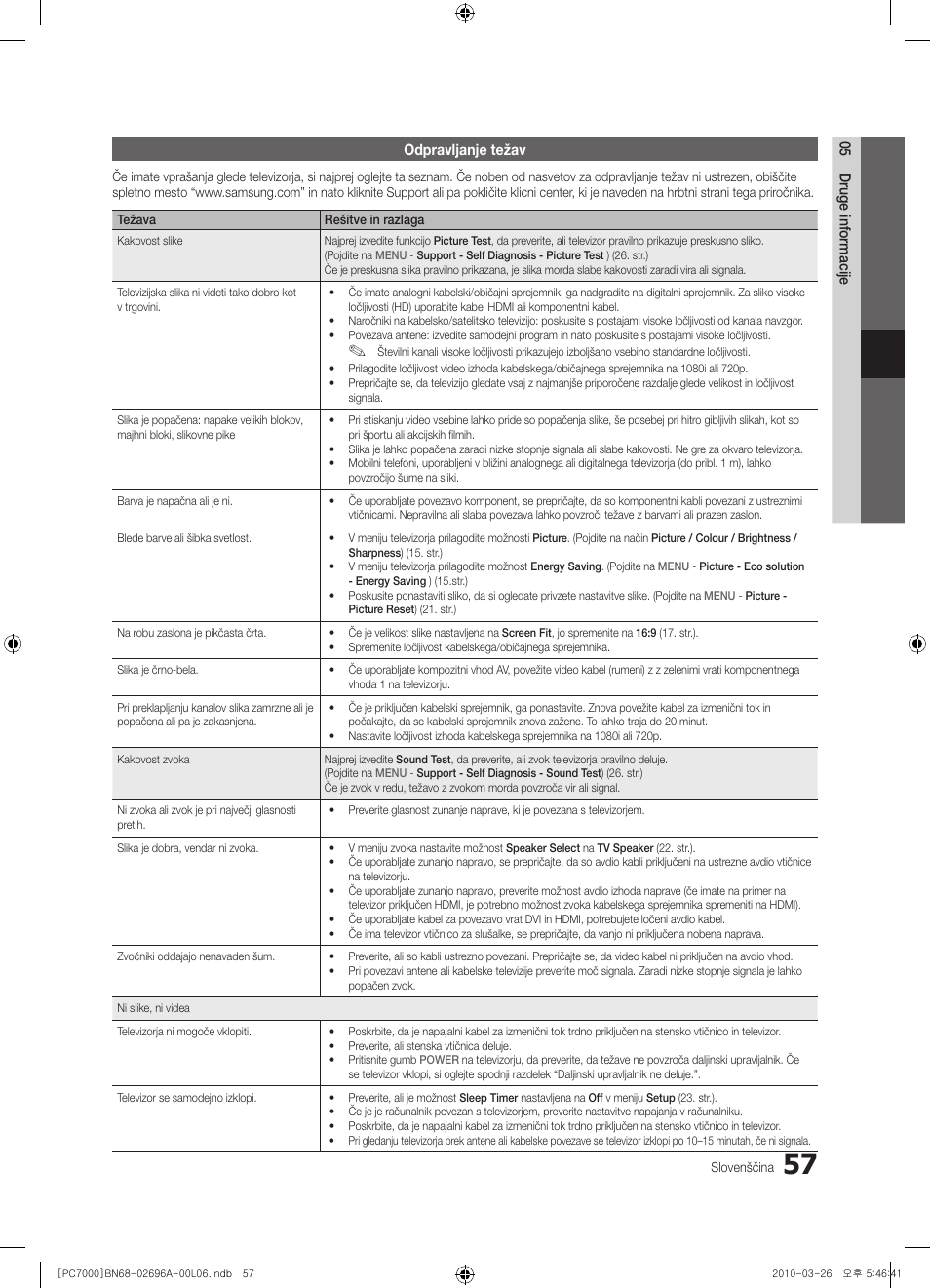 Samsung PS50C7000YW User Manual | Page 305 / 373