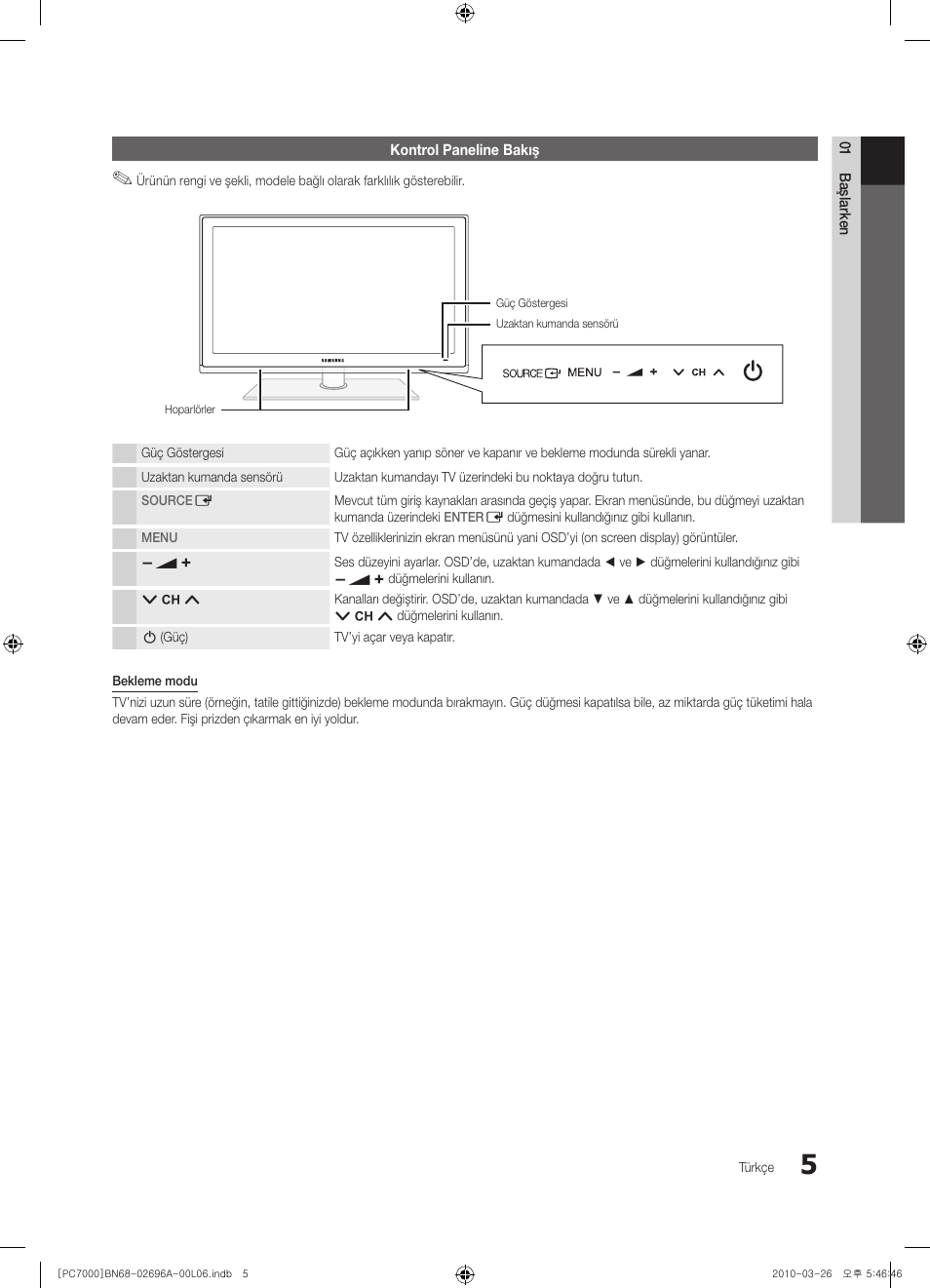 Samsung PS50C7000YW User Manual | Page 315 / 373