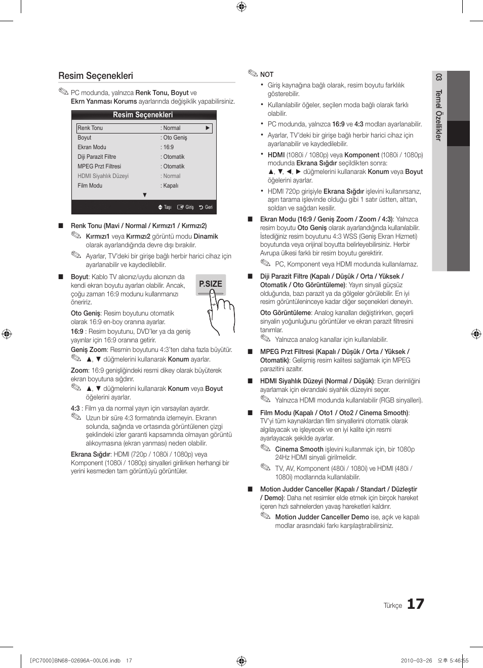 Samsung PS50C7000YW User Manual | Page 327 / 373
