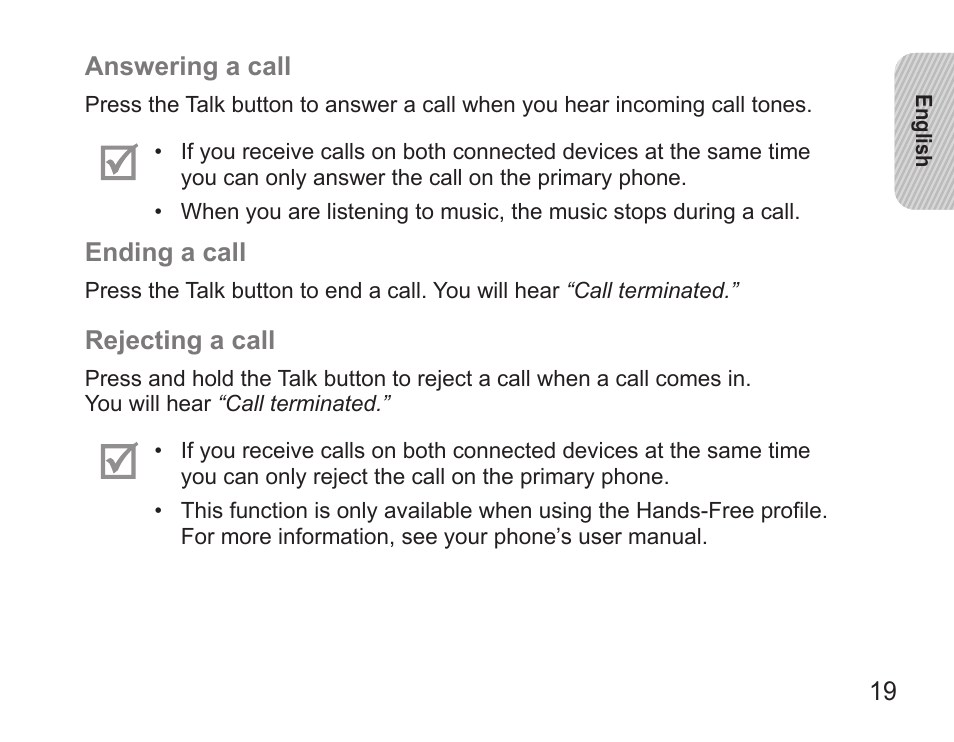 Samsung BHS3000 User Manual | Page 21 / 97