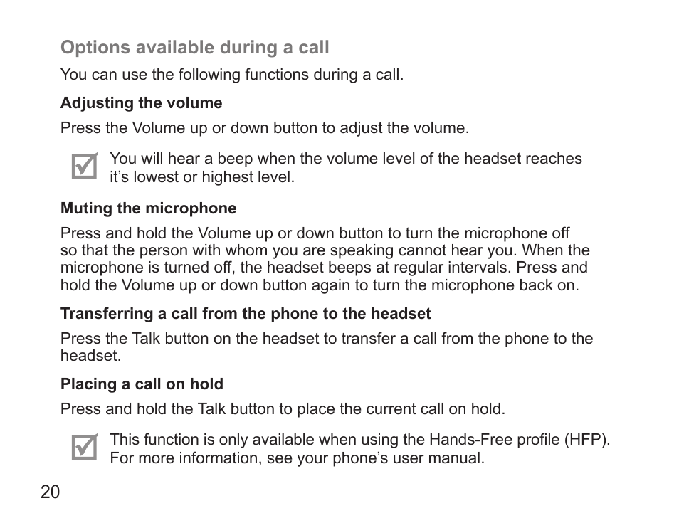 Samsung BHS3000 User Manual | Page 22 / 97
