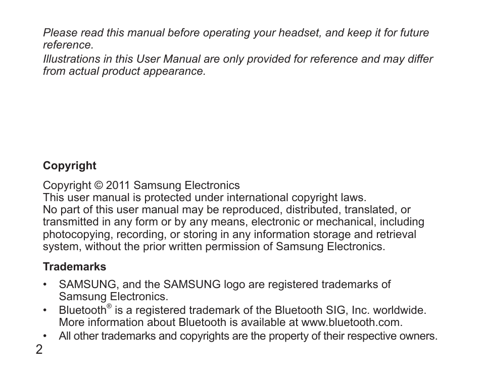 Samsung BHS3000 User Manual | Page 4 / 97