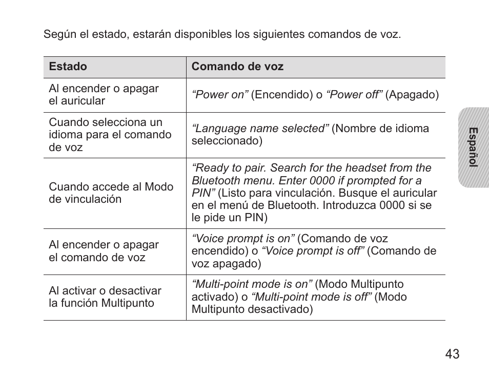 Samsung BHS3000 User Manual | Page 45 / 97