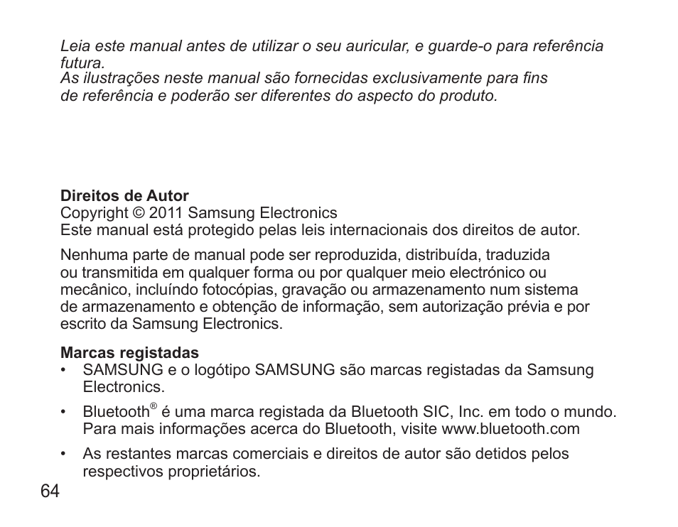 Samsung BHS3000 User Manual | Page 66 / 97