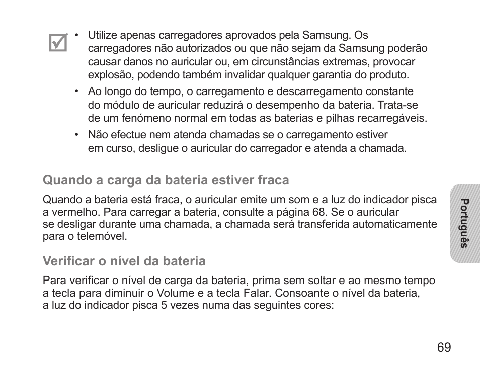 Samsung BHS3000 User Manual | Page 71 / 97