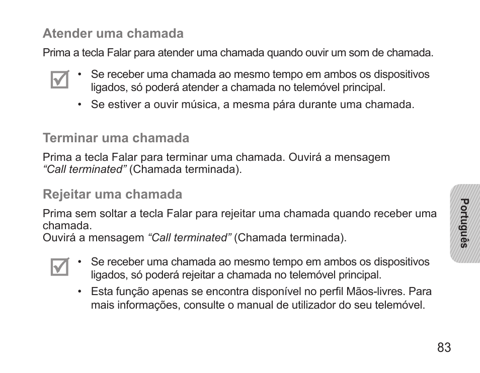 Samsung BHS3000 User Manual | Page 85 / 97