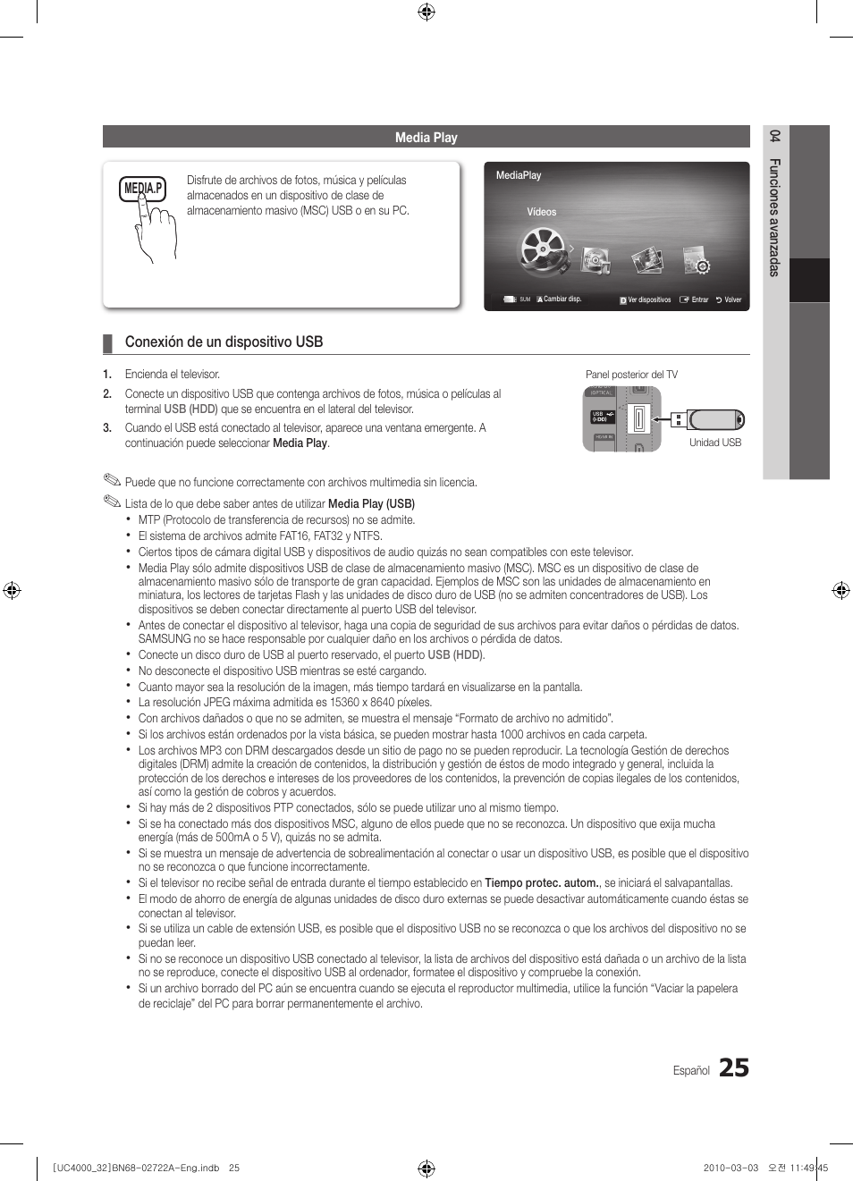 Samsung UE32C4000PW User Manual | Page 113 / 265