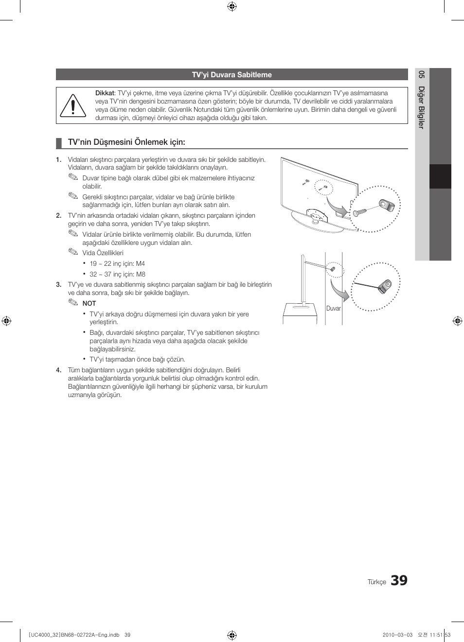 Samsung UE32C4000PW User Manual | Page 259 / 265