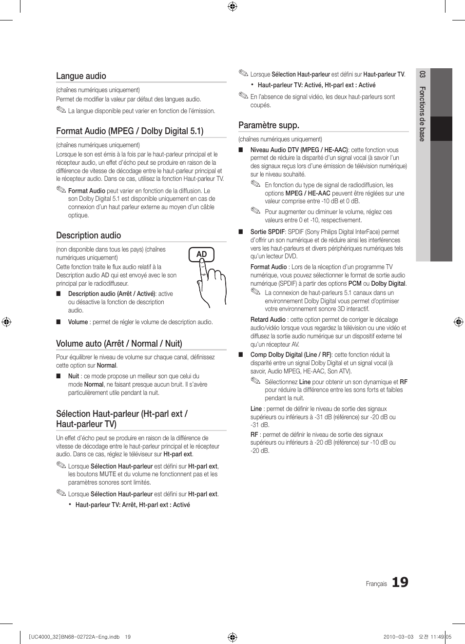 Samsung UE32C4000PW User Manual | Page 63 / 265