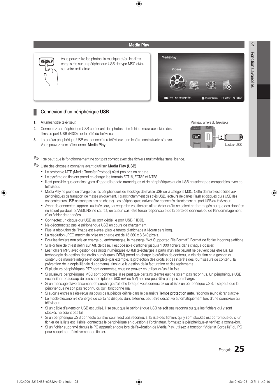 Samsung UE32C4000PW User Manual | Page 69 / 265
