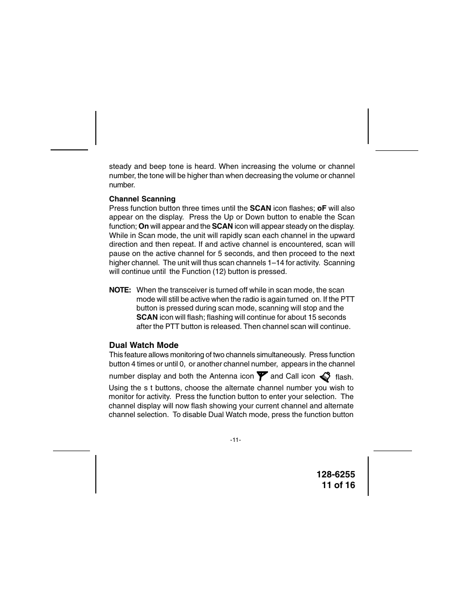 Audiovox FR-531 User Manual | Page 11 / 16