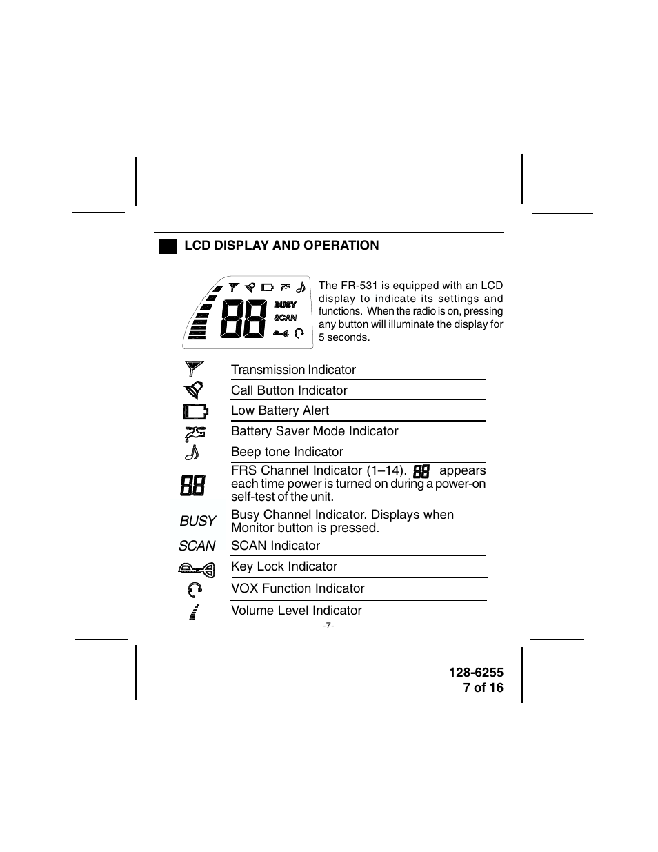Audiovox FR-531 User Manual | Page 7 / 16