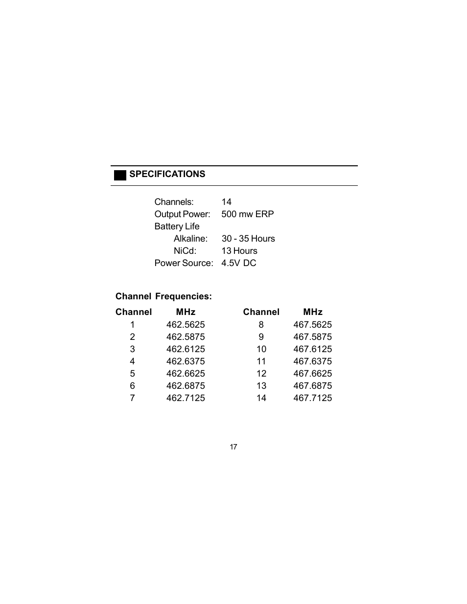 Audiovox FR-140 User Manual | Page 19 / 22