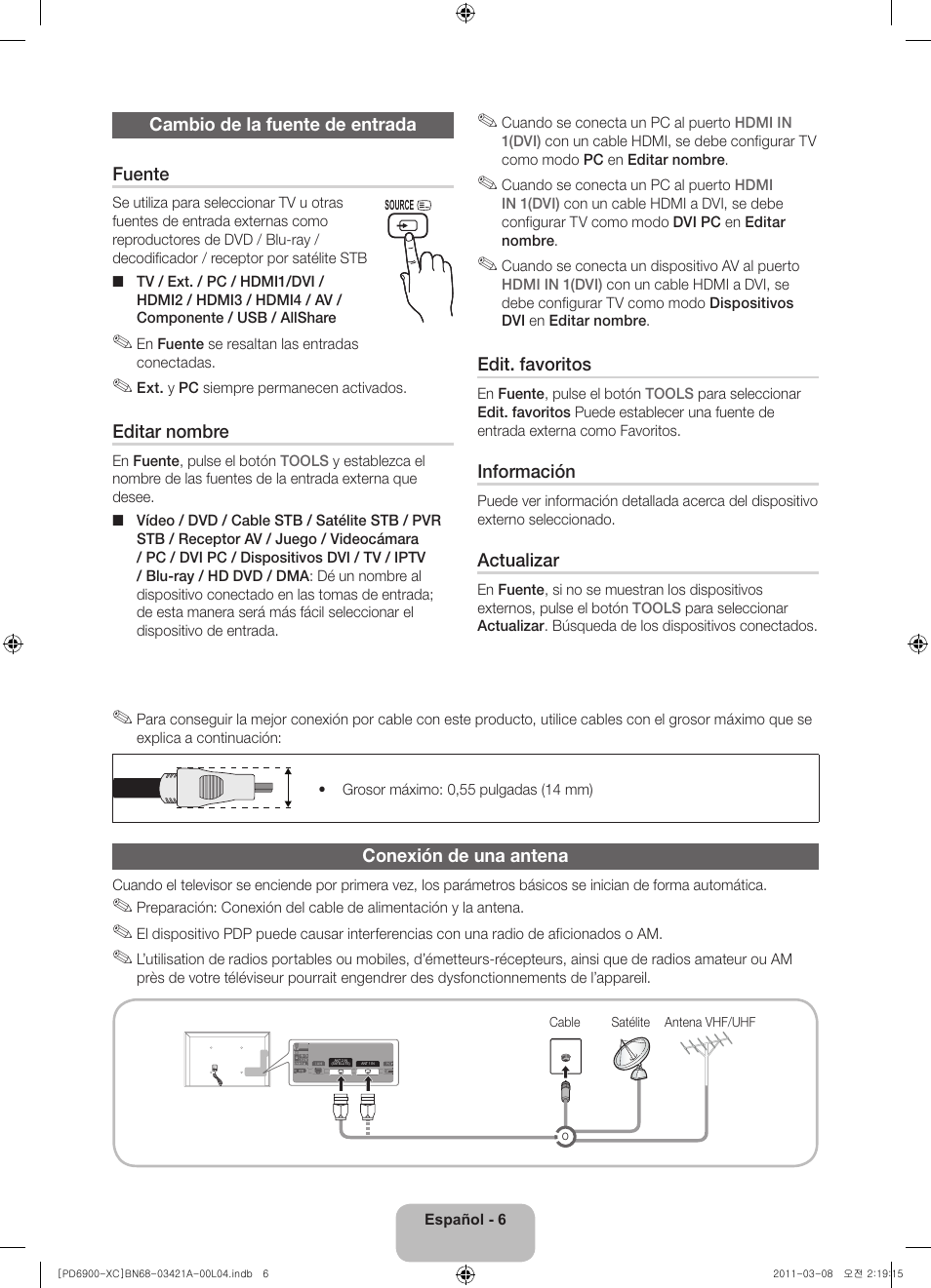 Samsung PS51D6900DS User Manual | Page 46 / 78