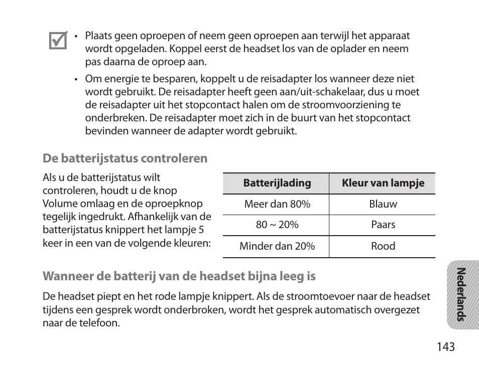 Samsung HM3700 User Manual | Page 145 / 173