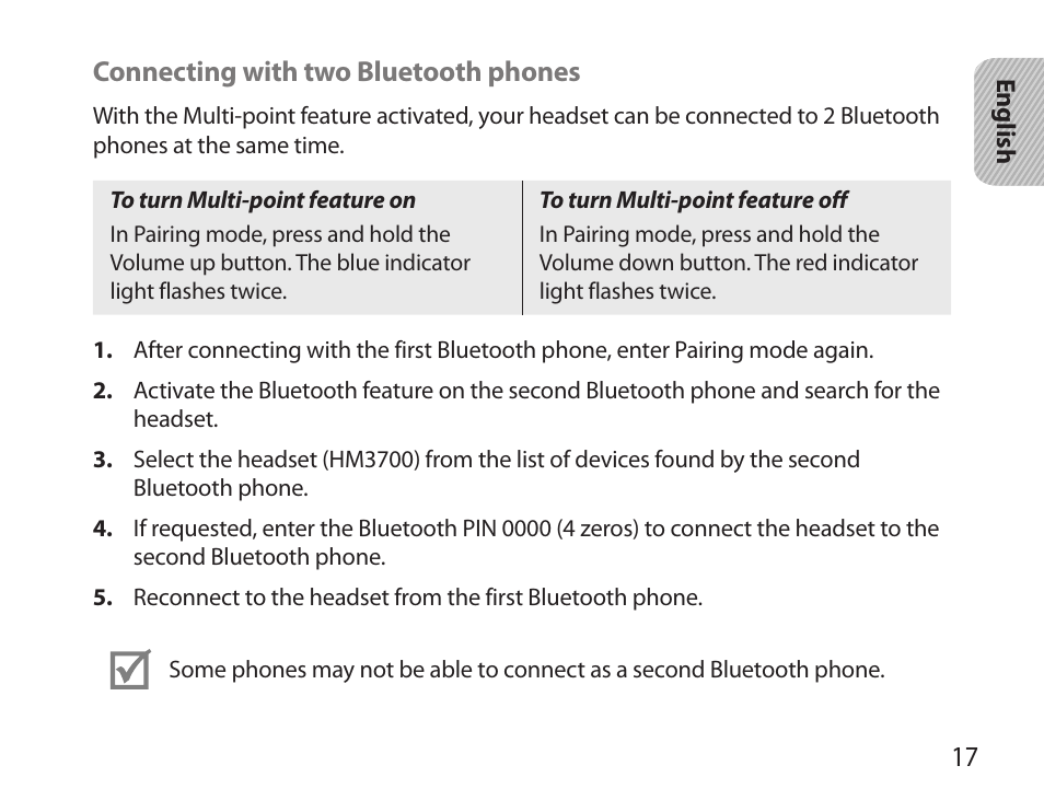 Samsung HM3700 User Manual | Page 19 / 173