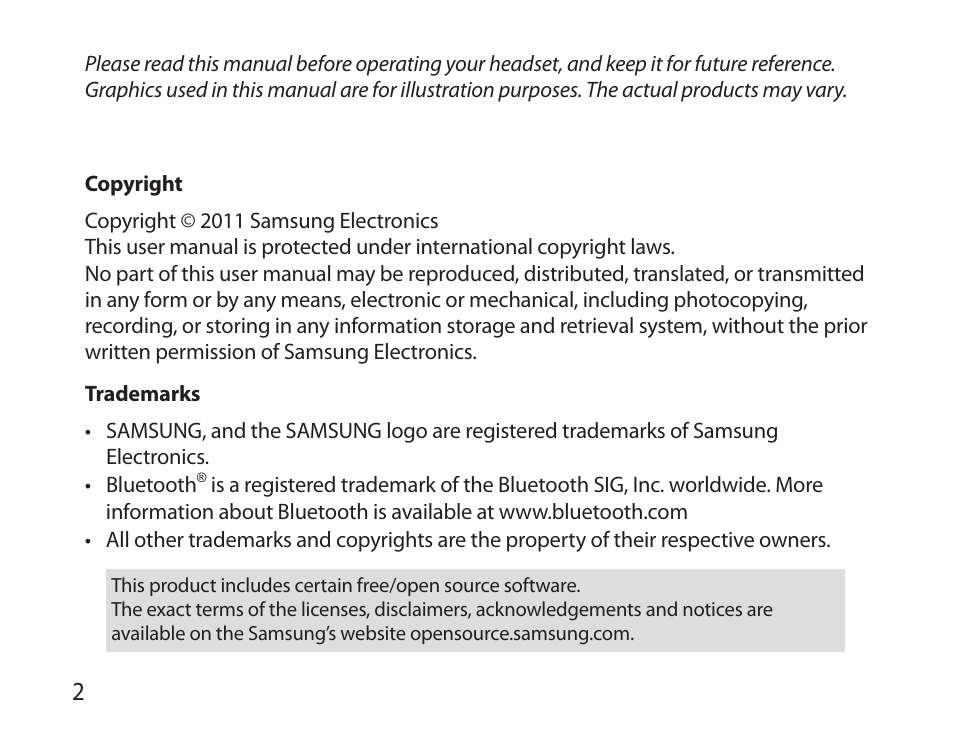 Samsung HM3700 User Manual | Page 4 / 173