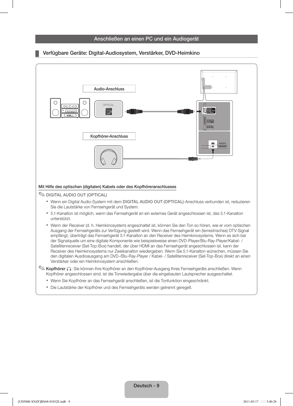 Samsung UE37D5000PW User Manual | Page 45 / 73