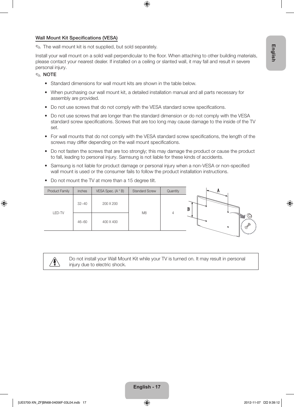 Samsung UE32ES5700S User Manual | Page 17 / 90