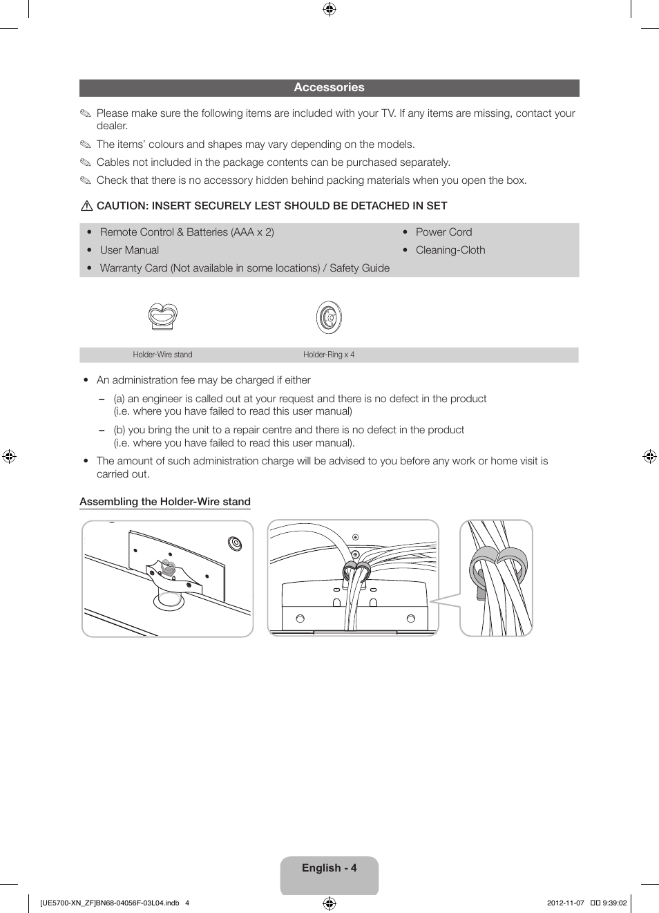 Samsung UE32ES5700S User Manual | Page 4 / 90