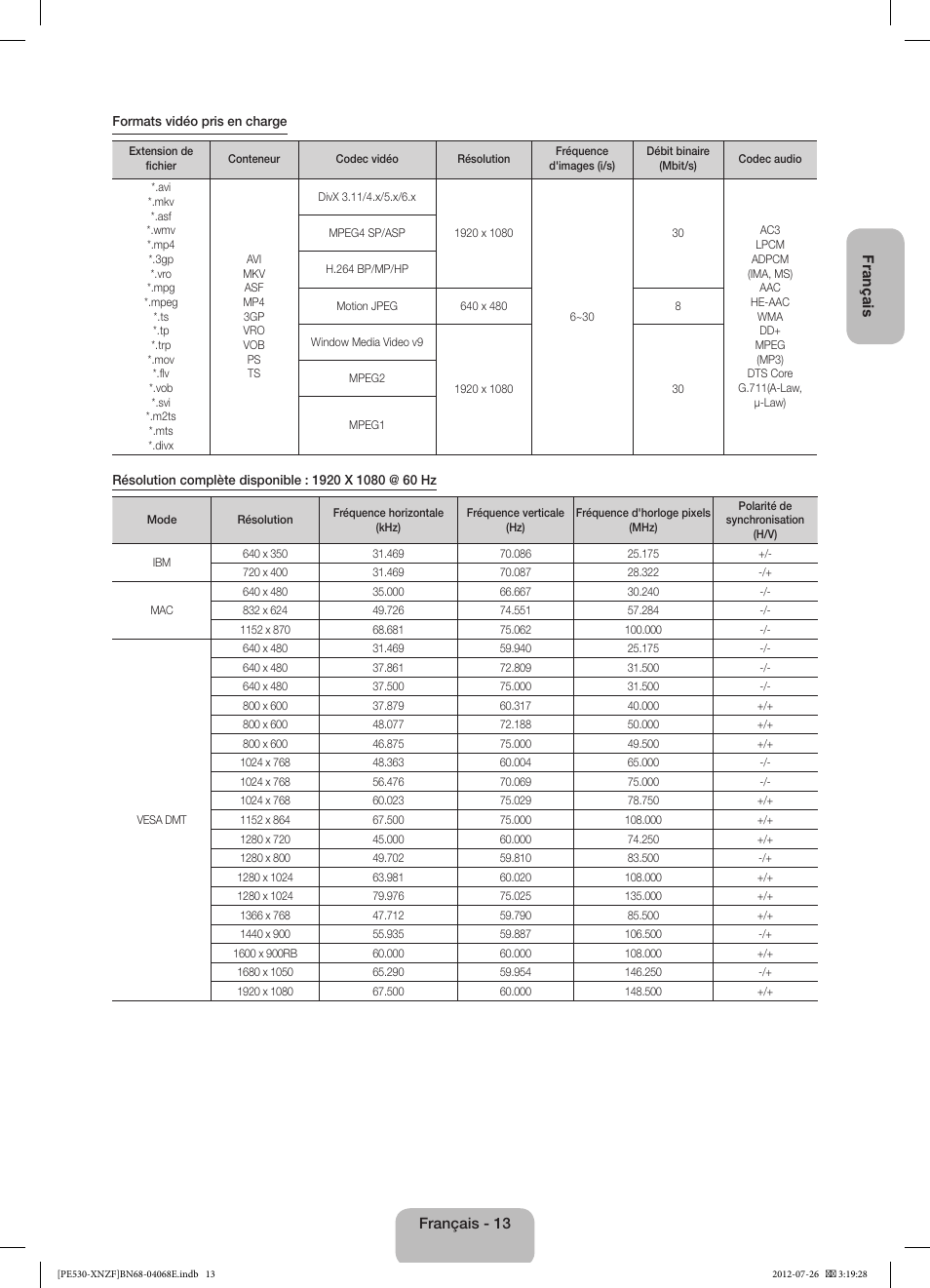 Samsung PS60E530A3W User Manual | Page 25 / 49