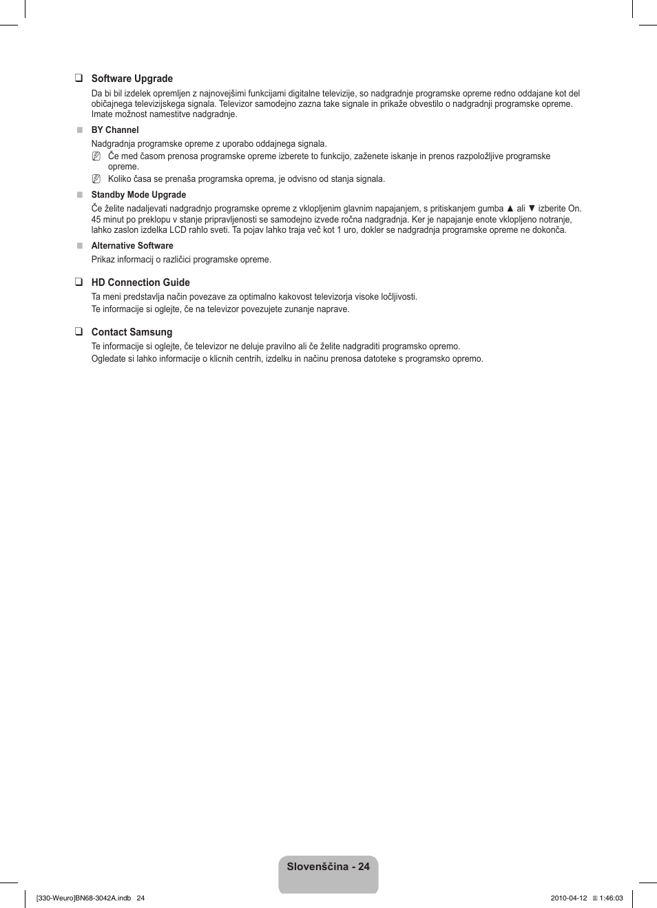 Samsung LE22C330F2W User Manual | Page 162 / 212