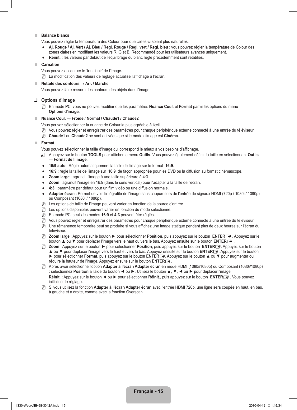 Samsung LE22C330F2W User Manual | Page 51 / 212