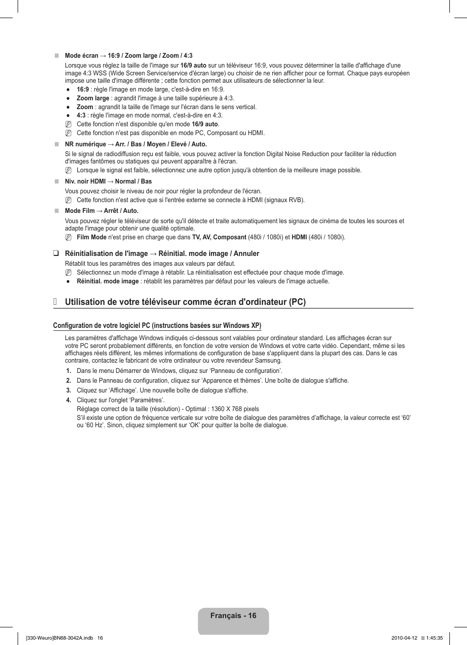 Samsung LE22C330F2W User Manual | Page 52 / 212