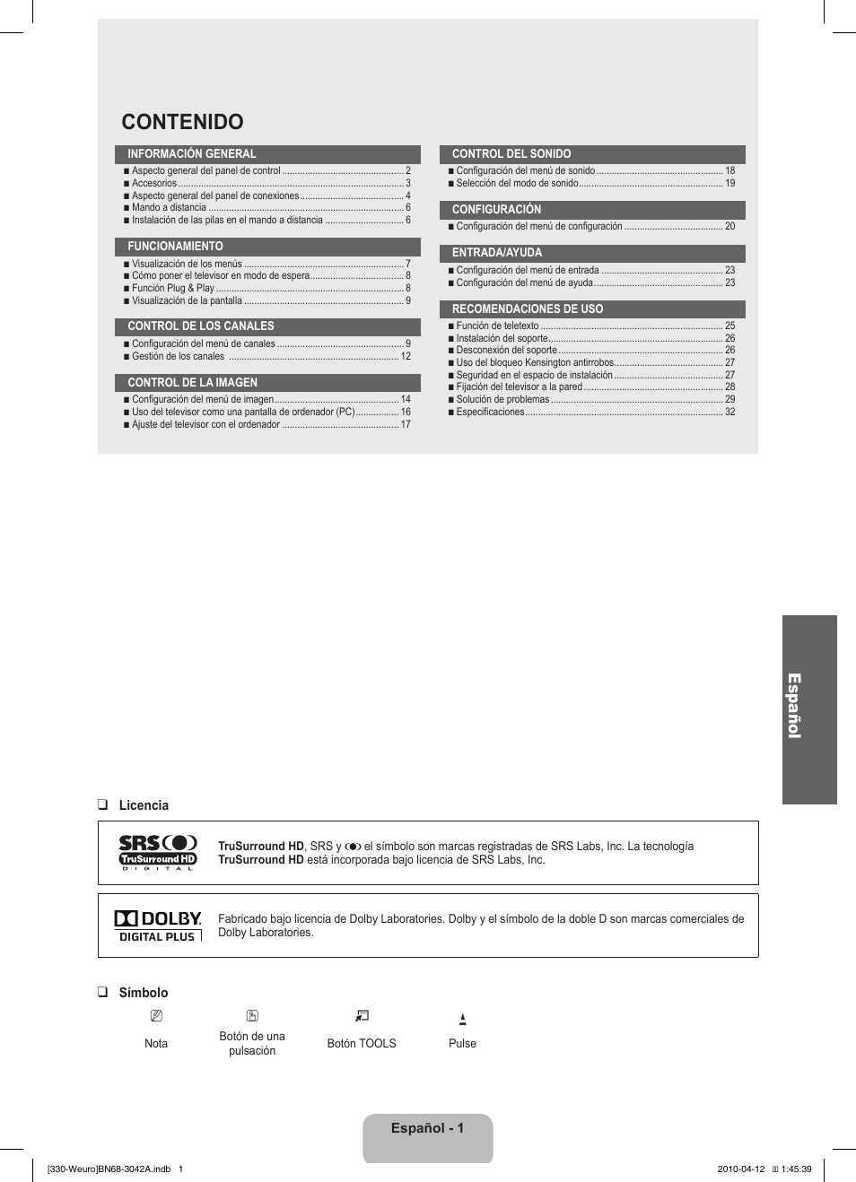 Samsung LE22C330F2W User Manual | Page 71 / 212