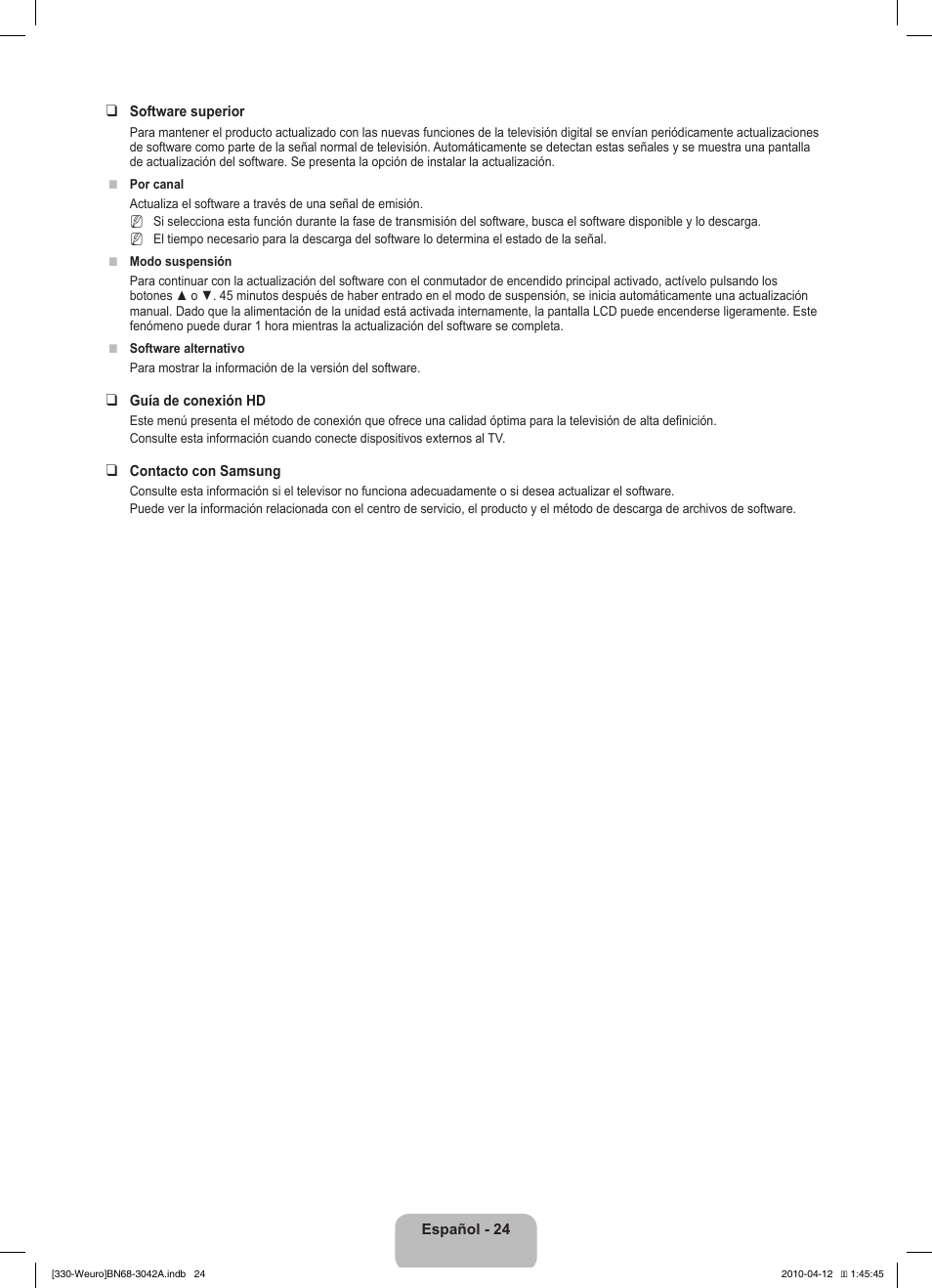 Samsung LE22C330F2W User Manual | Page 94 / 212