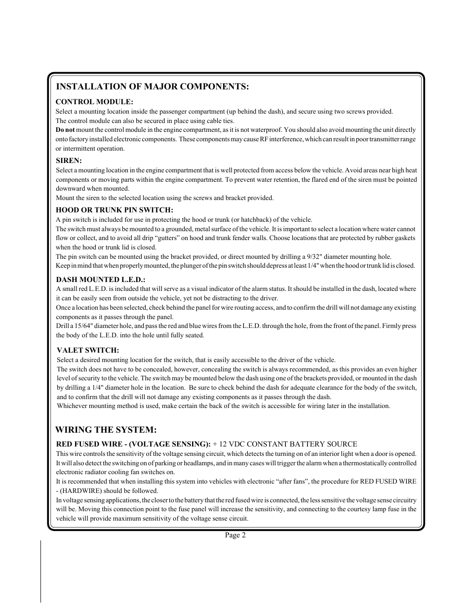 Audiovox APS-15R User Manual | Page 3 / 19