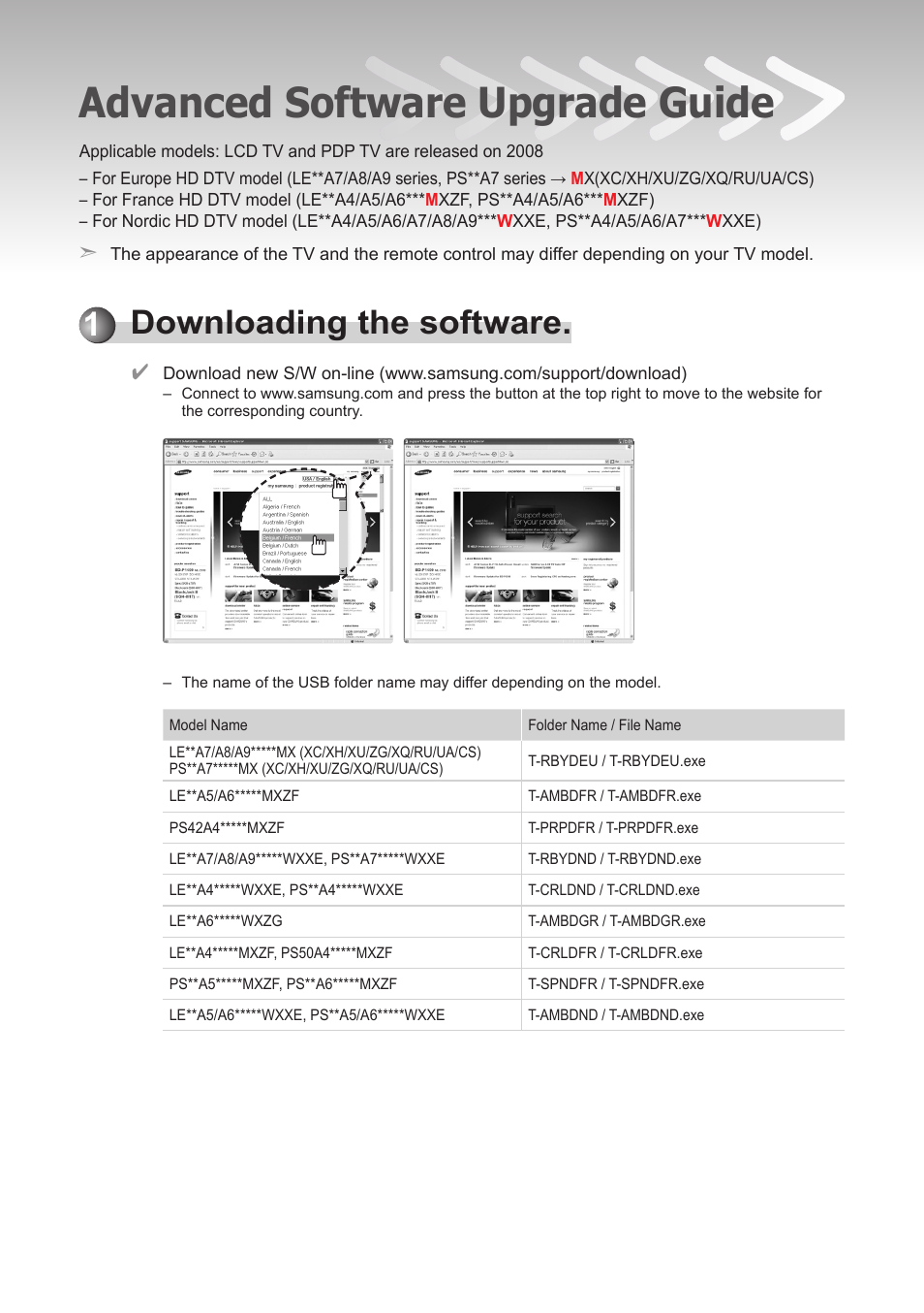 Samsung LE26A466C2M User Manual | 5 pages