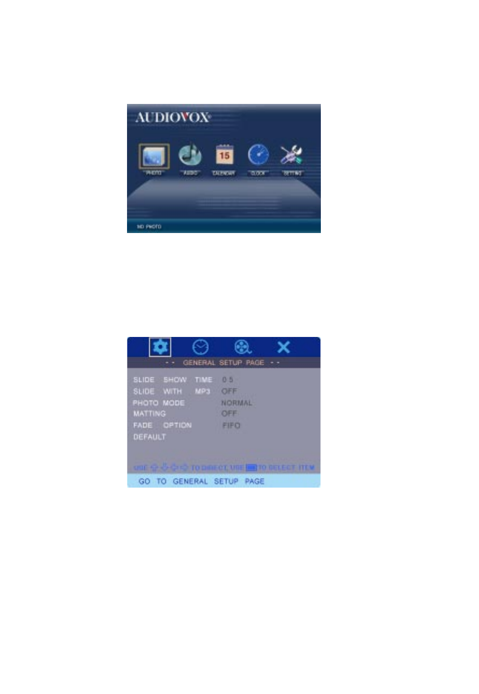 Audiovox DPF1000 User Manual | Page 5 / 19