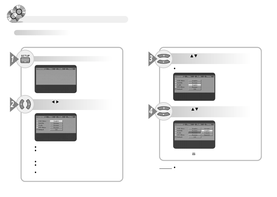 Setting dvd | Audiovox MMDV4 User Manual | Page 13 / 25