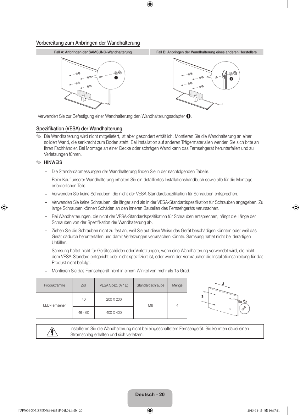 Samsung UE46F7000SL User Manual | Page 68 / 97