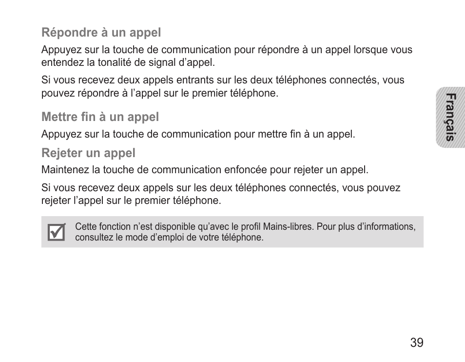 Samsung BHM1100 User Manual | Page 41 / 125