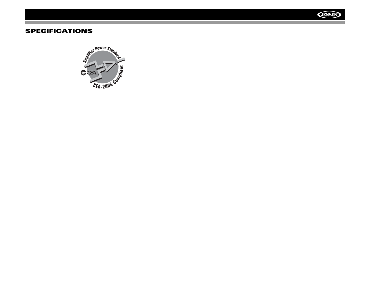 Vm8022, Specifications | Audiovox Jensen VM8022 User Manual | Page 21 / 24