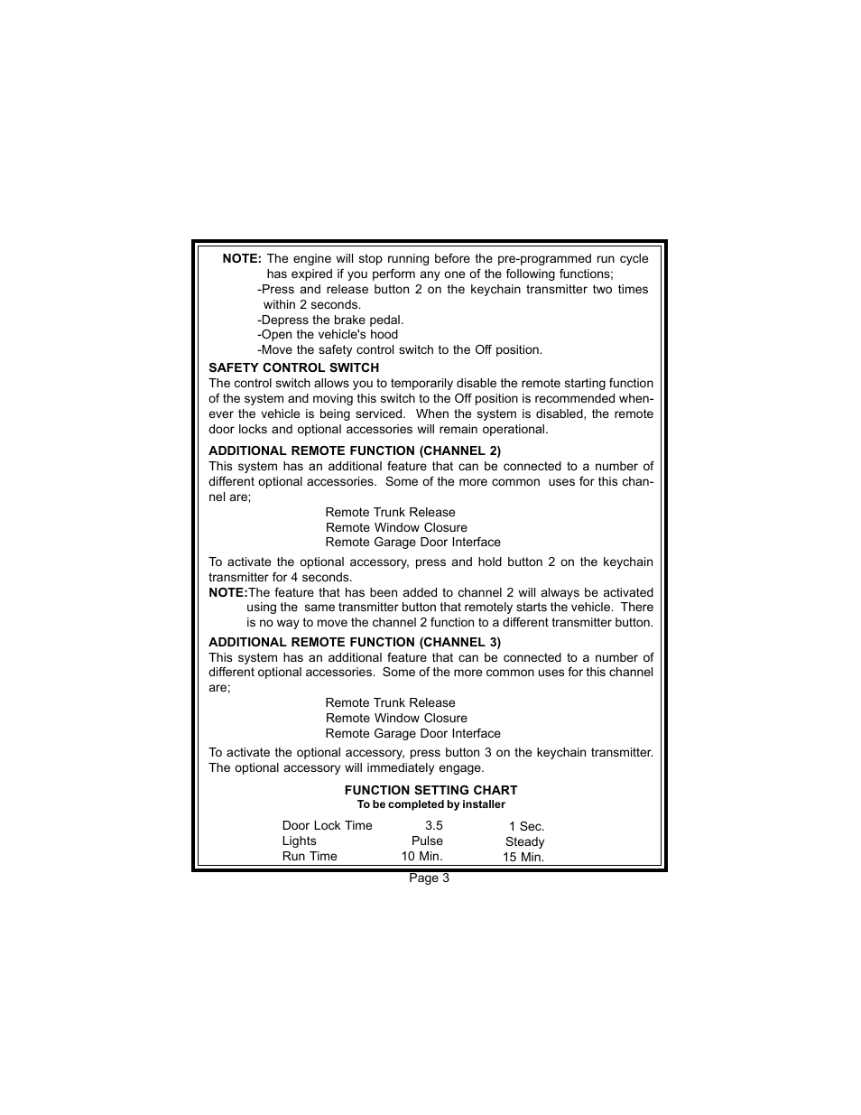Audiovox APS 650RS User Manual | Page 3 / 12