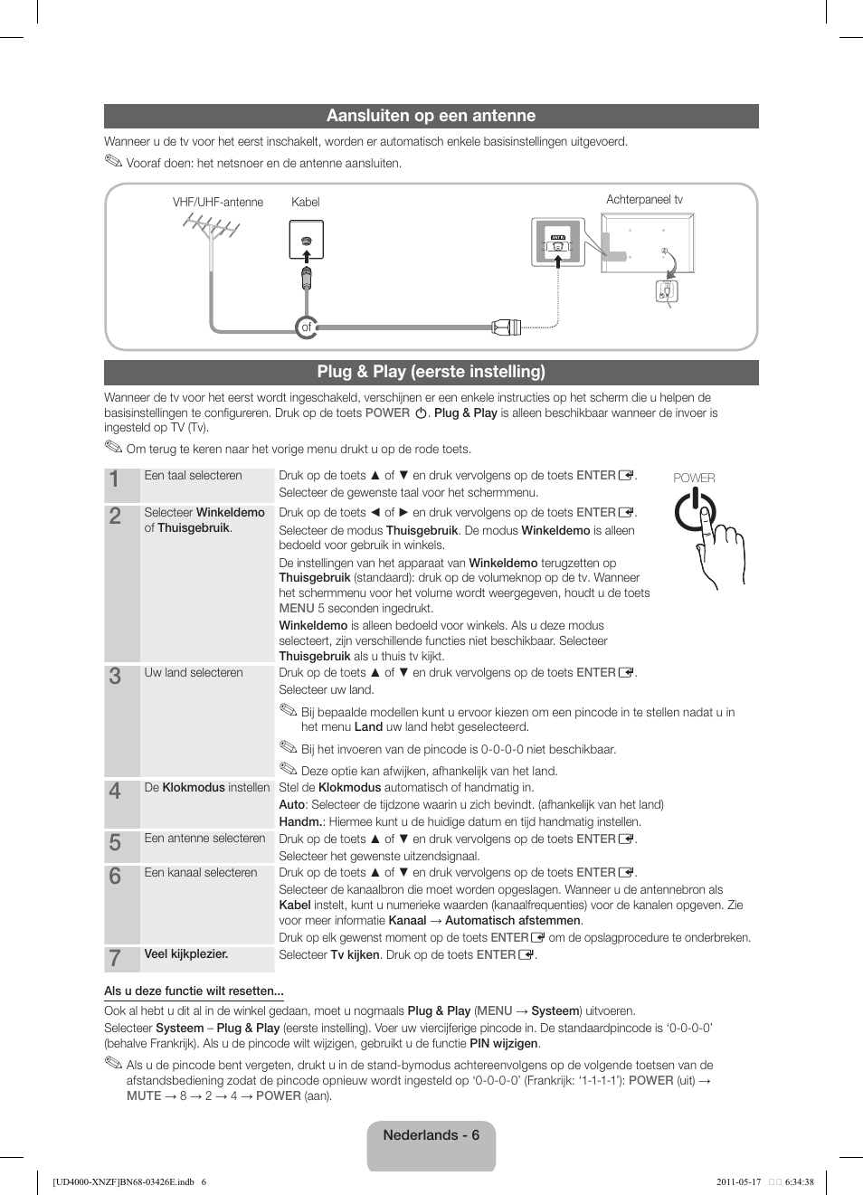 Samsung UE32D4000NW User Manual | Page 54 / 65