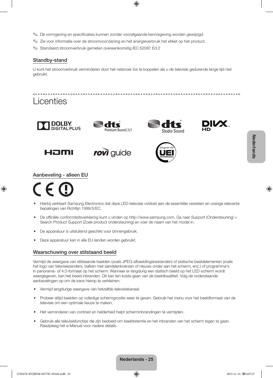 Licenties | Samsung UE46F6510SS User Manual | Page 97 / 97