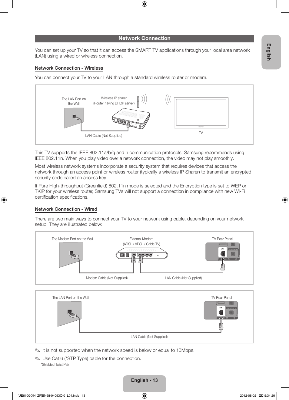 Samsung UE46ES6100W User Manual | Page 13 / 90