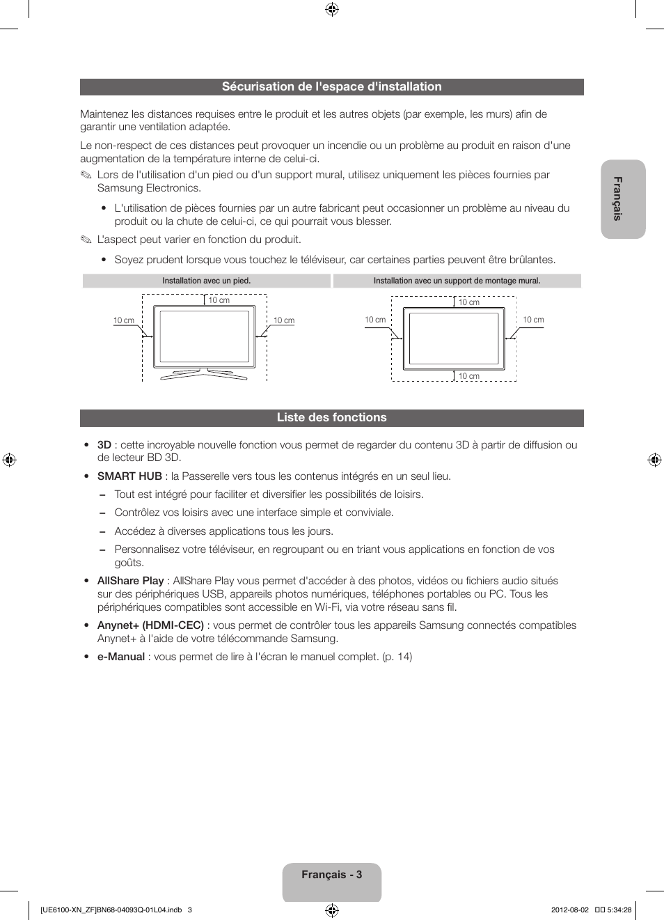 Samsung UE46ES6100W User Manual | Page 25 / 90