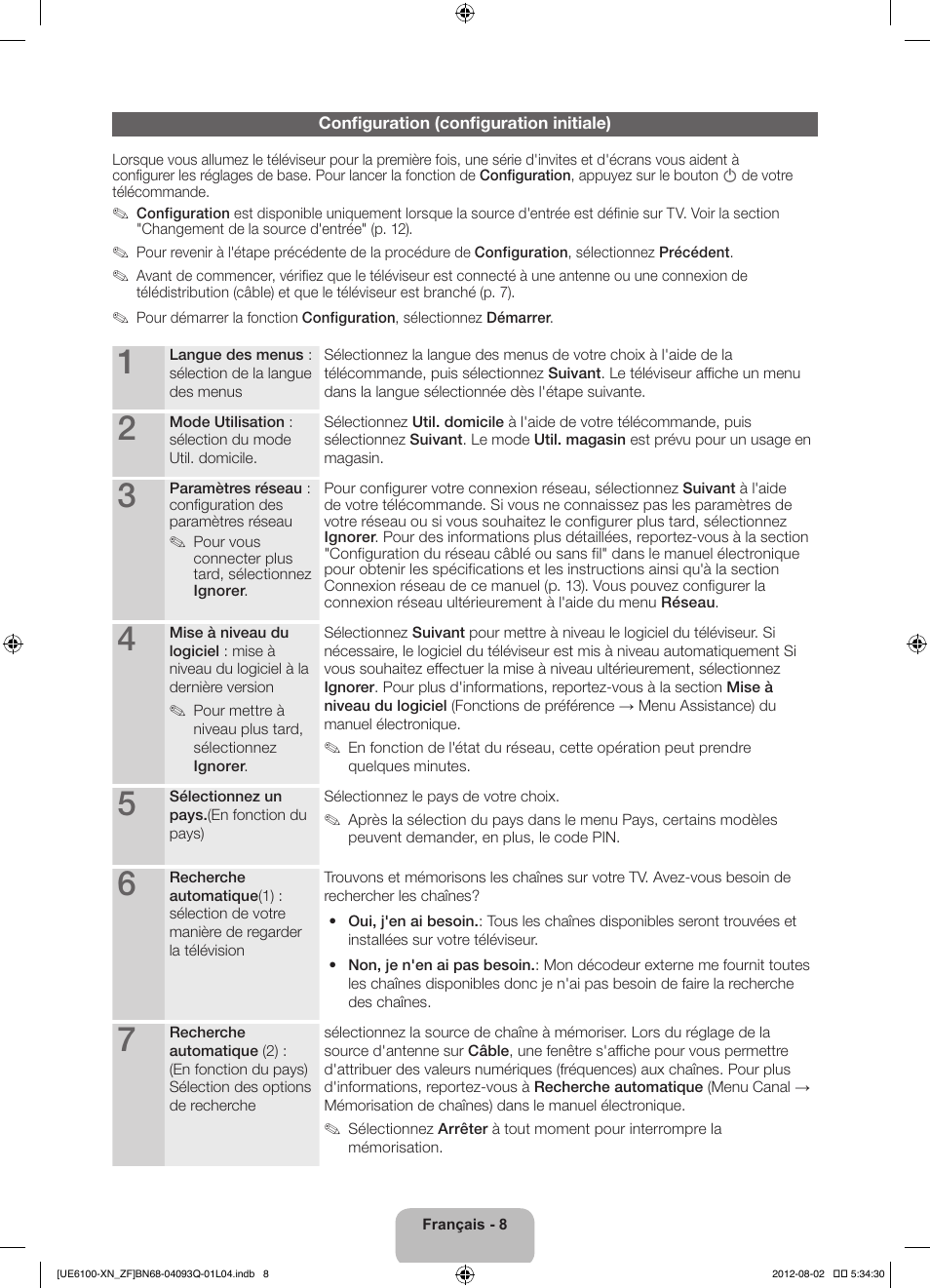 Samsung UE46ES6100W User Manual | Page 30 / 90