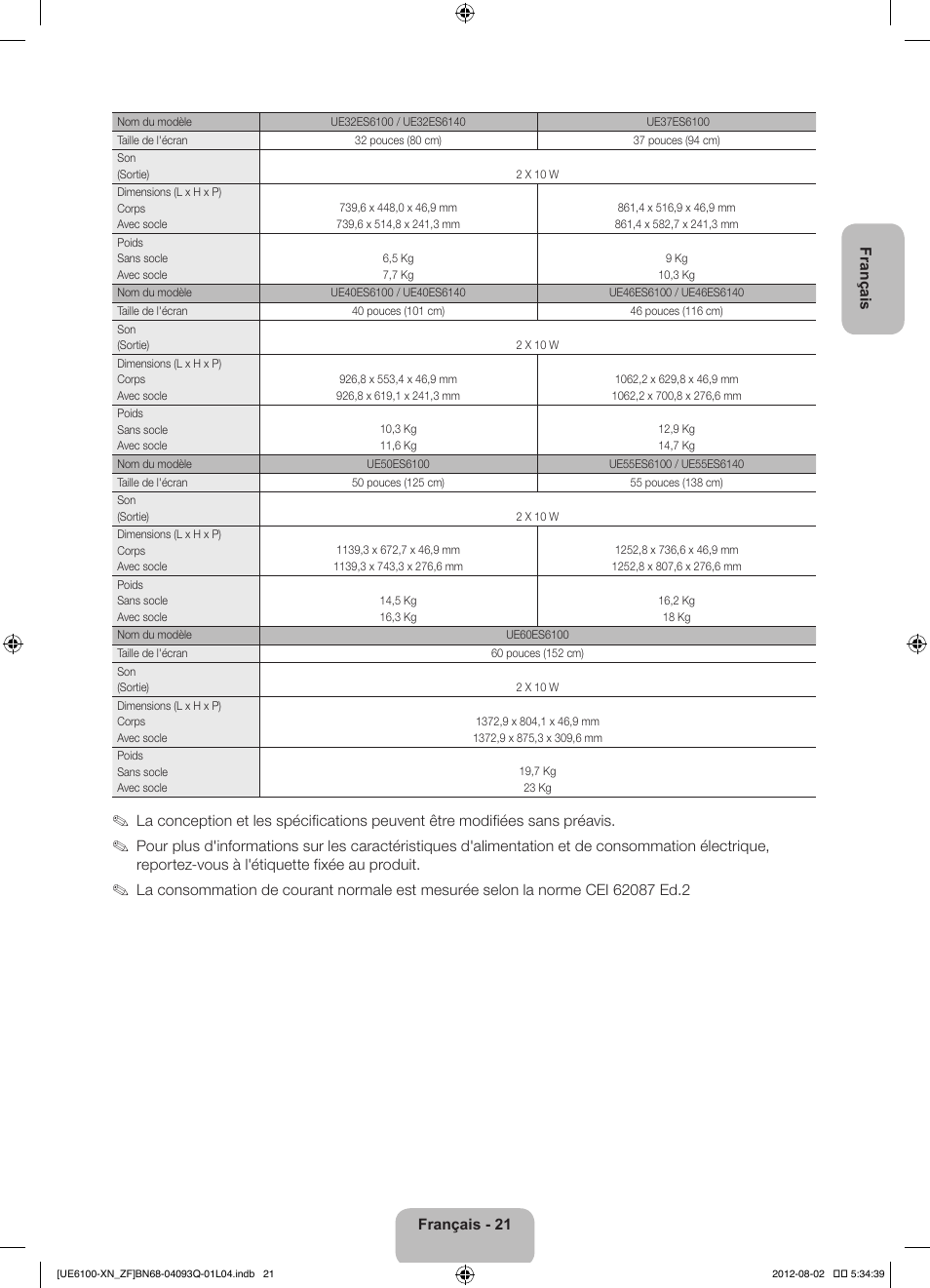 Samsung UE46ES6100W User Manual | Page 43 / 90