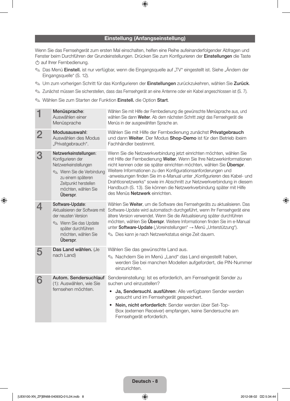 Samsung UE46ES6100W User Manual | Page 52 / 90